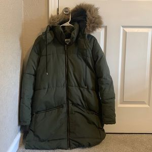 Small green old navy winter jacket